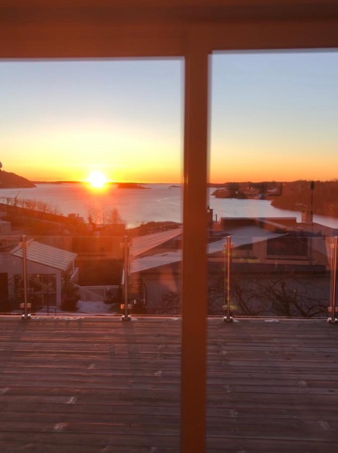 Appartamento Aid Og Svein' S Sentrumsnaere Panorama Hjem Kristiansand Esterno foto